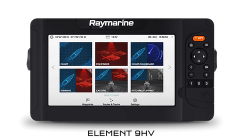 Эхолот Raymarine Element 9 с датчиком HV-100