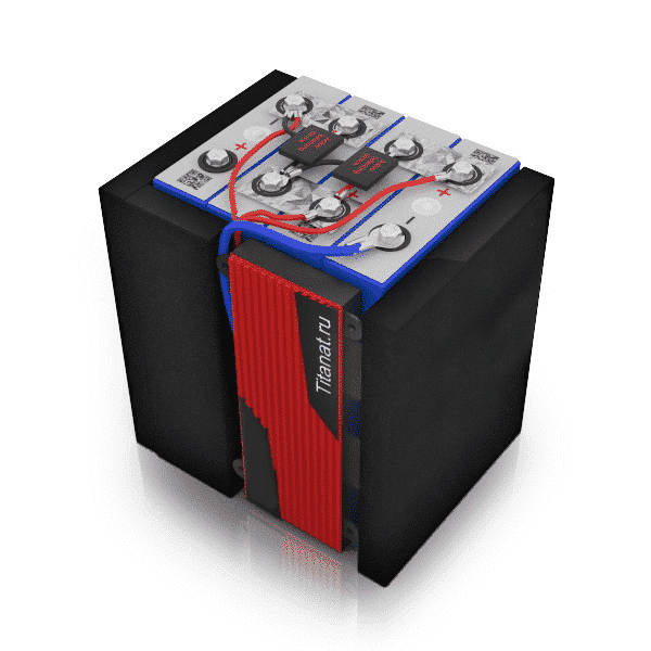 Аккумулятор TITANAT лодочный 12V 104Ah LiFePO4 Защищённый (с USB)