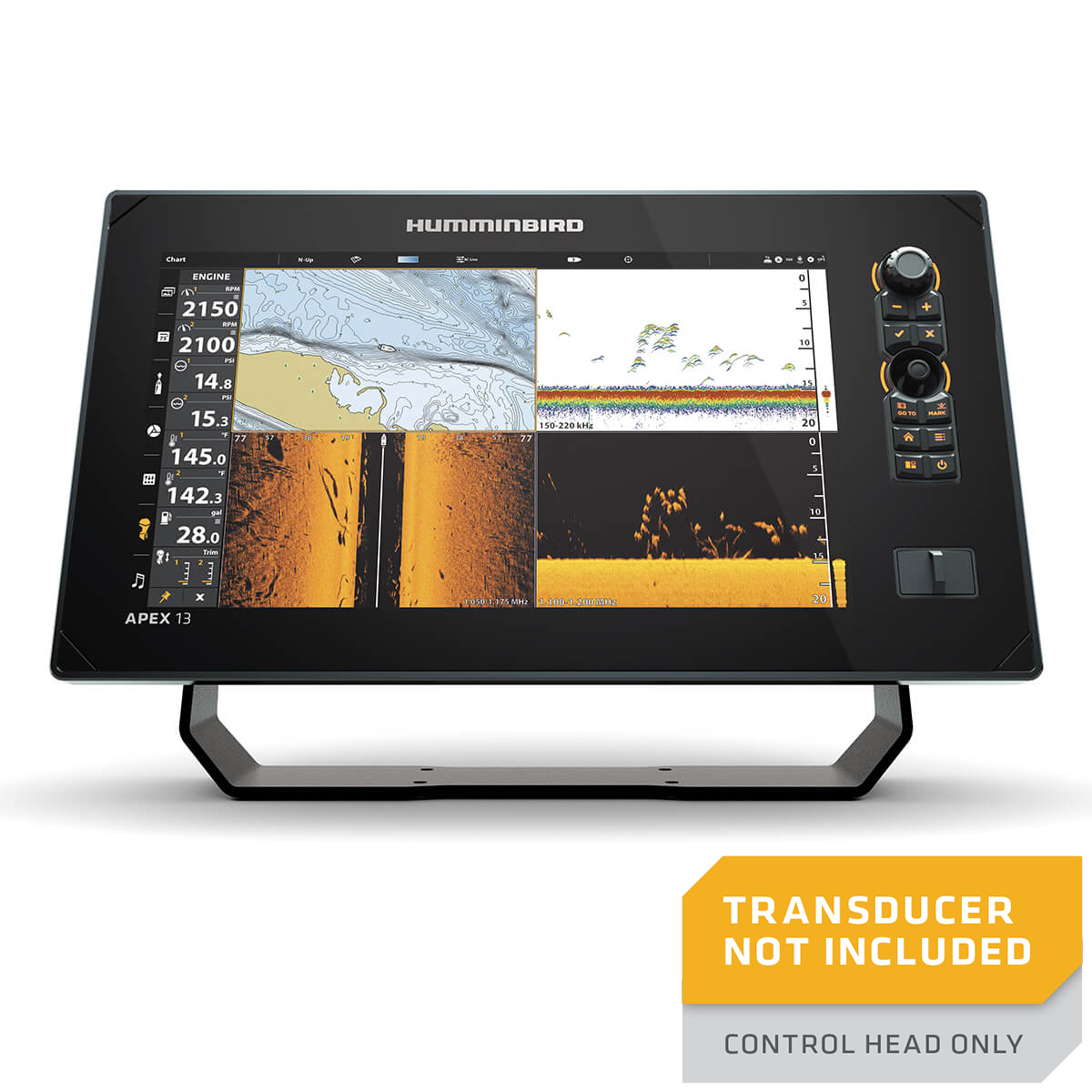 Эхолот Humminbird APEX 13 MEGA SI+ CHARTPLOTTER CHO 411470-1CHO