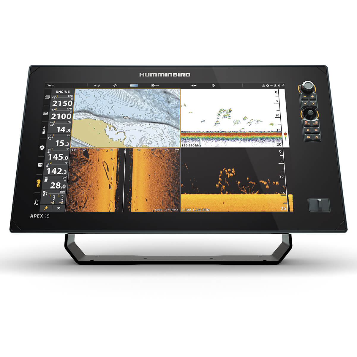 Эхолот Humminbird APEX 19 MEGA SI+ CHARTPLOTTER 411240-1